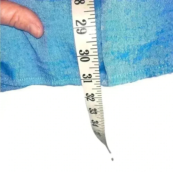 Zac and Rachel woman 0 X‎ blue and white ombré gauze top pintuck details.VGUC - Picture 6 of 10